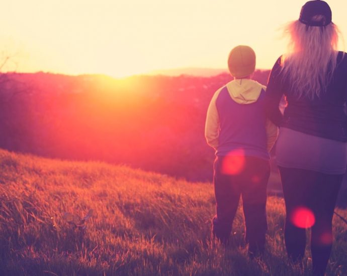 Enjoying the sunset